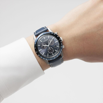 Pre-owned Citizen Watch, Collection, Bl5490-09m Blue, Bl5496-11e Black