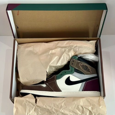 Pre-owned Jordan Nike Air  1 Retro High Og Hand Crafted Dh3097-001 Men's Size 12 In Multicolor