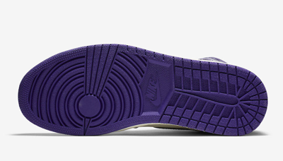 Pre-owned Jordan Nike Air  1 Retro High Og Court Purple 2018 555088-501 Men's