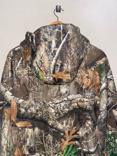 Pre-owned Nike Sb Realtree Camo Fleece Hoodie Khaki Brown Adult Unisex Size M Dr1026-247 In Multicolor