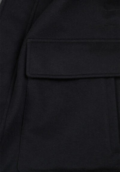 Pre-owned Zegna Blue Oasi Cashmere Elements Over Coat Size 48 / 38r U.s. Jacket
