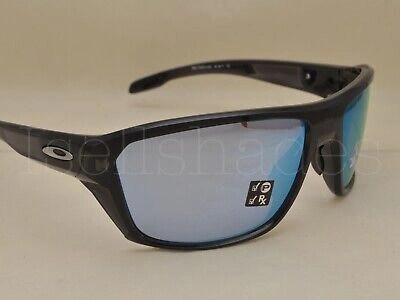 Pre-owned Oakley Split Shot (oo9416-35 64) Black Ink With Prizm Deep Water Polarized Lens