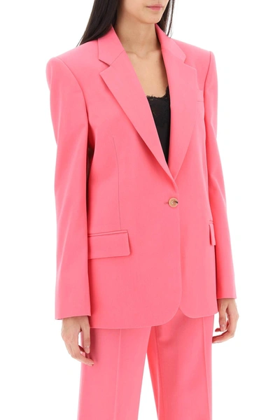 Shop Stella Mccartney Blazer In Responsible Wool Women In Pink
