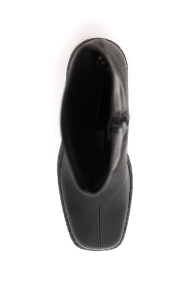 Shop Stella Mccartney Thick Heel Stretch Boots Women In Black