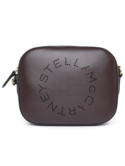 Shop Stella Mccartney Woman Alter Mat Velvet Chocolate Mini Bag In Brown