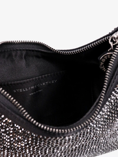 Shop Stella Mccartney Woman Falabella Woman Black Shoulder Bags