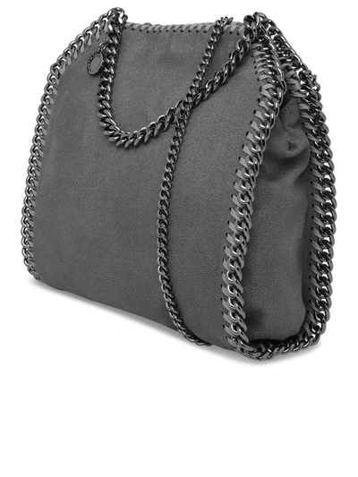 Shop Stella Mccartney Woman Grey Polyester Mini Falabella Bag In Gray