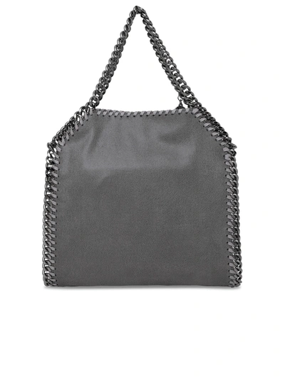 Shop Stella Mccartney Woman Grey Polyester Mini Falabella Bag In Gray