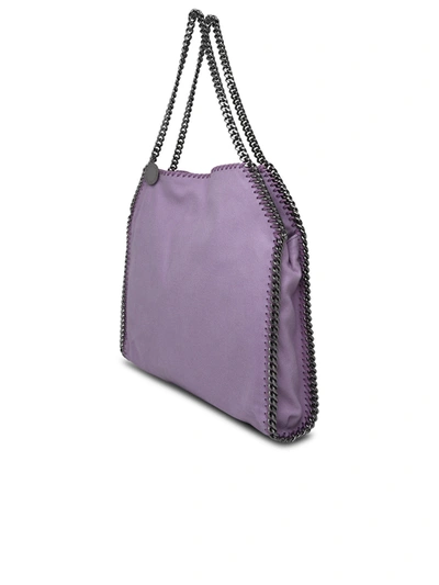 Shop Stella Mccartney Woman Lilac Polyester Falabella 2 Chain Bag In Multicolor