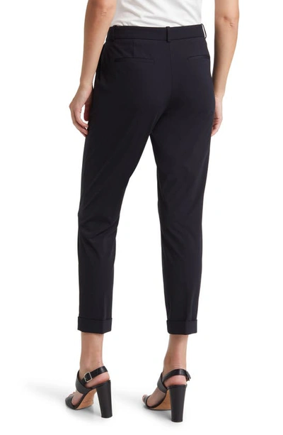 Hugo Boss Tobaluka Tapered Cropped Pants In Black