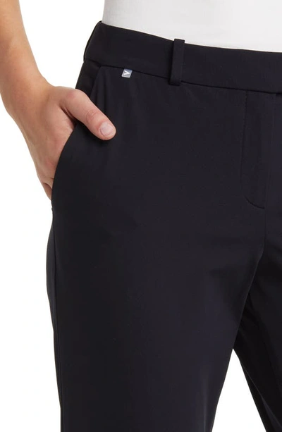 Hugo Boss Tobaluka Tapered Cropped Pants In Black