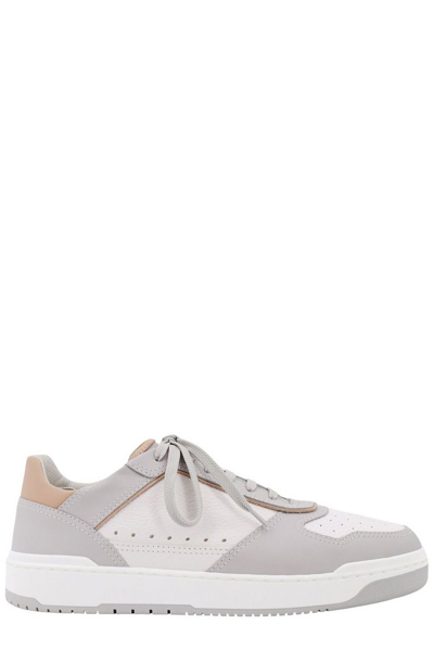 Shop Brunello Cucinelli Sneakersv Colour In White