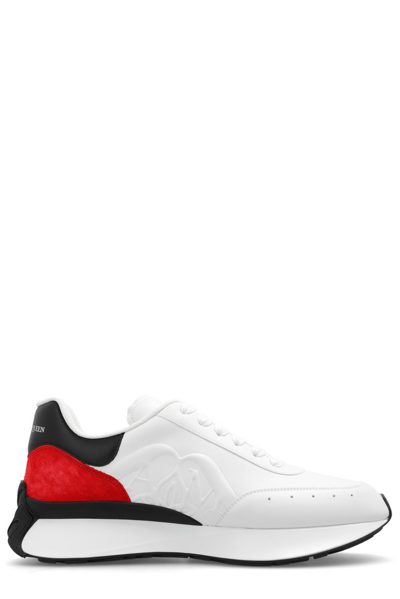 Shop Alexander Mcqueen Sprint Runner Lace In White