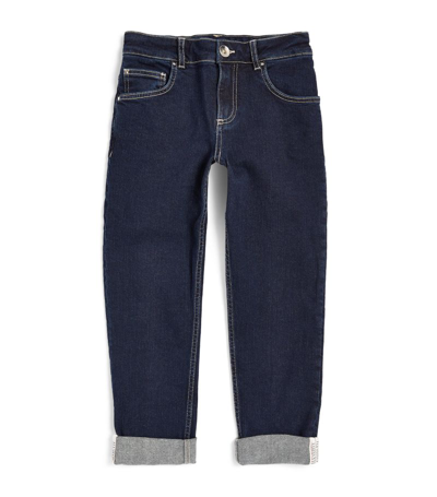 Shop Eleventy Straight Jeans (8-16 Years) In Blue