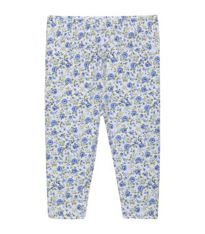 Shop Trotters Catherine Rose Leggings (3-24 Months) In Blue