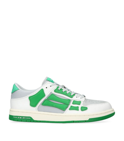Shop Amiri Skel Low-top Sneakers In Green