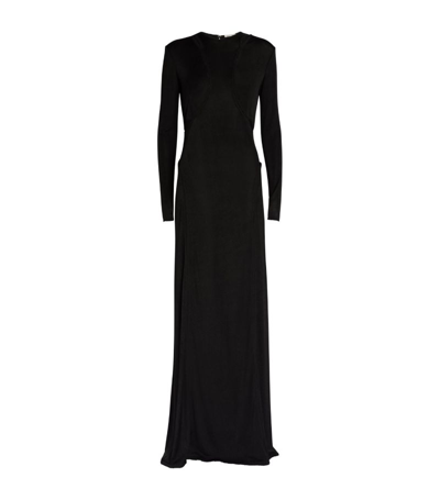 Shop Anna October Nonna Maxi Dress In Black