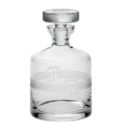Shop Ralph Lauren Crystal Glass Ashton Decanter (900ml) In Clear