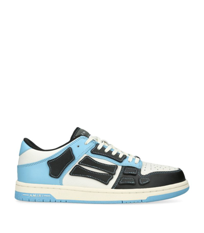 Shop Amiri Skel Low-top Sneakers In Blue