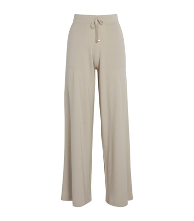 Shop Eleventy Wide-leg Elasticated-waist Trousers In Beige