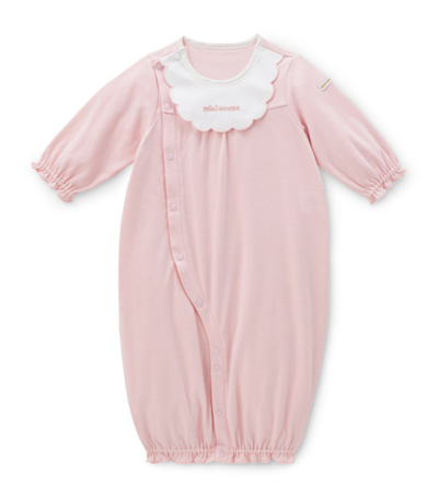 Shop Miki House Cotton Playsuit In Pink