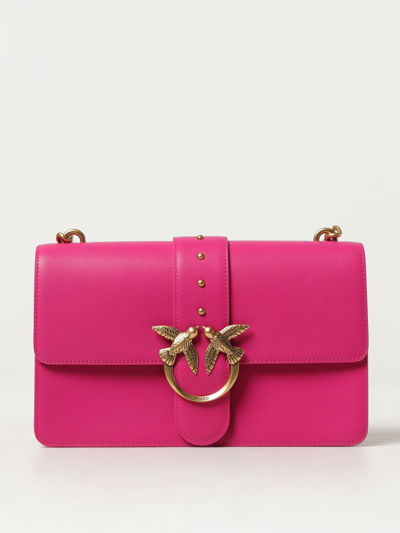 Shop Pinko Shoulder Bag  Woman Color Fuchsia