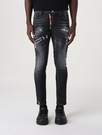 Shop Dsquared2 Jeans  Men Color Black