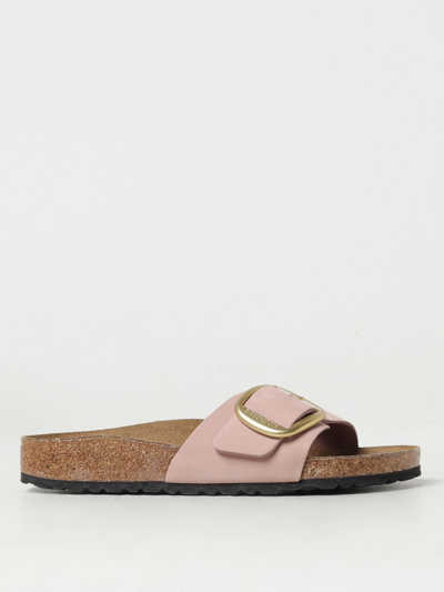 Shop Birkenstock Flat Sandals  Woman Color Blush Pink