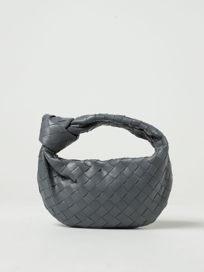 Shop Bottega Veneta Jodie Bag In Woven Nappa In Grey