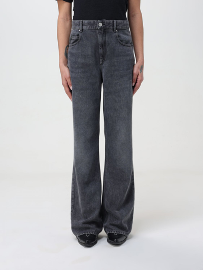 Shop Isabel Marant Jeans  Woman Color Grey