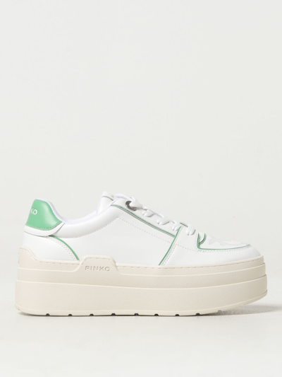 Shop Pinko Sneakers  Woman Color Green