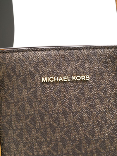 Shop Michael Michael Kors Voyager Tote Bag In Brown