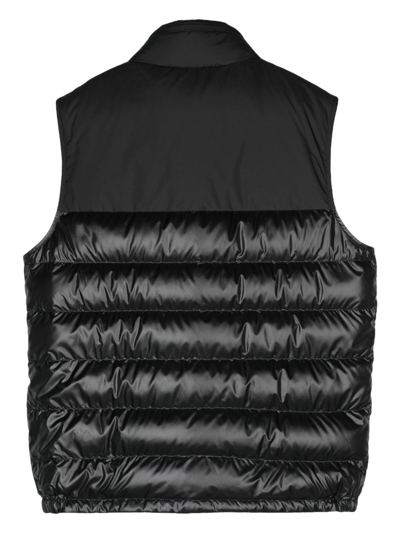 Shop Moncler Cerces Down Vest In Black