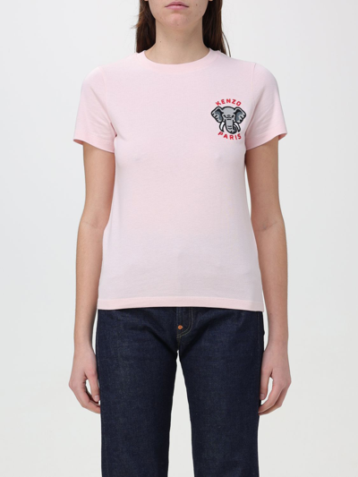 Shop Kenzo T-shirt  Woman Color Pink