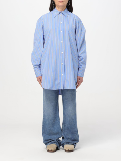 Shop Isabel Marant Shirt  Woman Color Blue