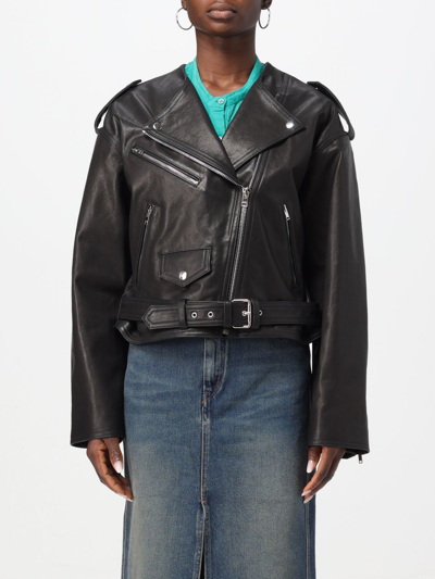 Shop Isabel Marant Jacket  Woman Color Black