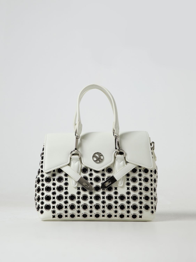 Shop Secret Pon-pon Handbag  Woman Color White