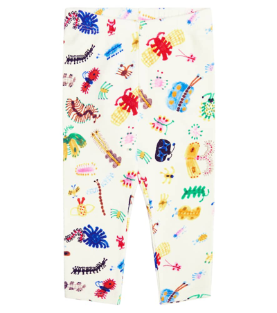 Shop Bobo Choses Baby Funny Insects Jersey Leggings In Multicoloured