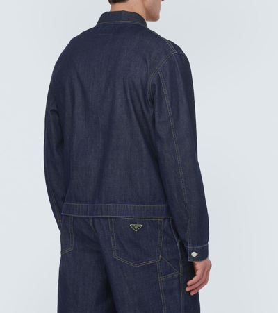 Prada Jeansjacke In Blue