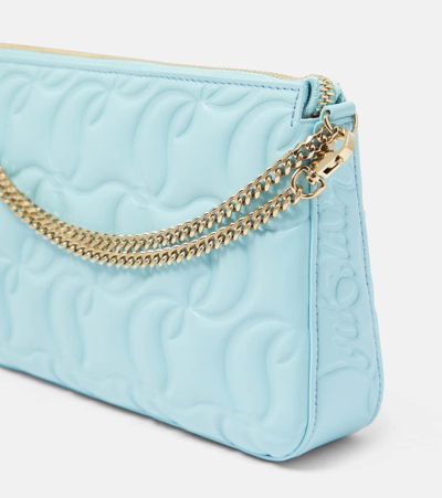 Christian Louboutin Schultertasche Loubila Aus Leder In Blau