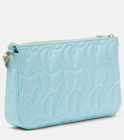 Christian Louboutin Schultertasche Loubila Aus Leder In Blau