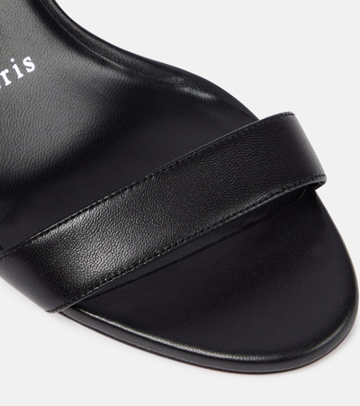 Shop Christian Louboutin Loubigirl 85 Leather Sandals In Black