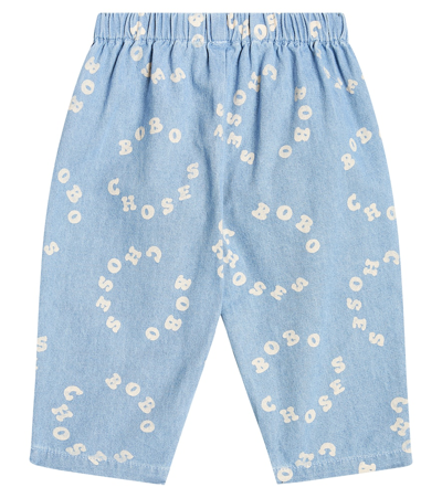 Shop Bobo Choses Baby Circle Jeans In Blue