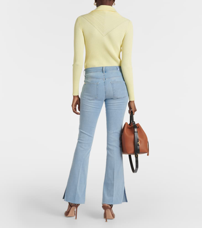 7 For All Mankind B(air) Mid-rise Bootcut Jeans In Mirage