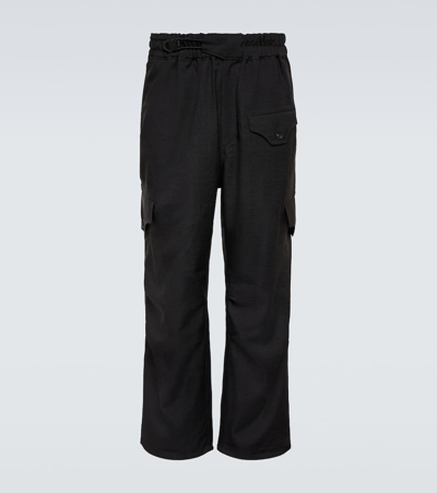Shop Y-3 Cargo Pants In Black