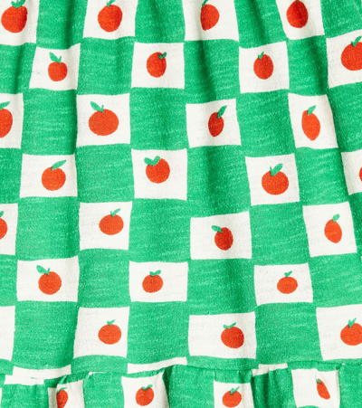 Bobo Choses Printed Gathered Cotton Skirt In Multicoloured