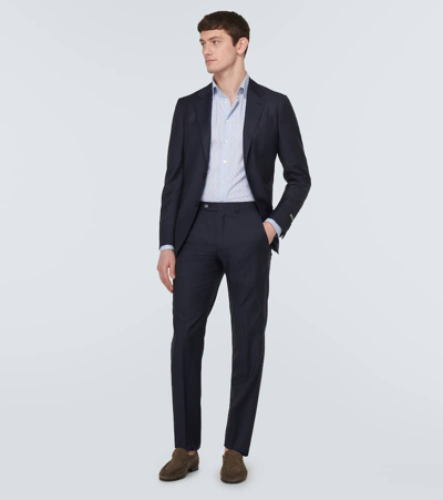 Etro Slim Fit Twill Shirt For Men In 0