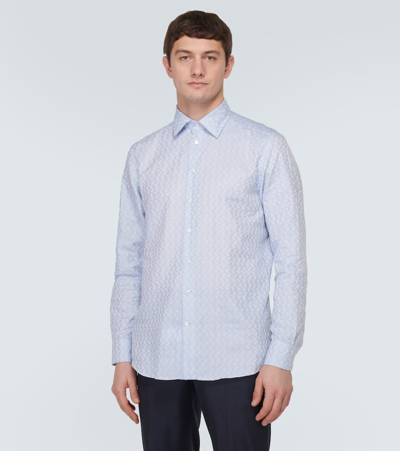 Etro Slim Fit Twill Shirt For Men In 0
