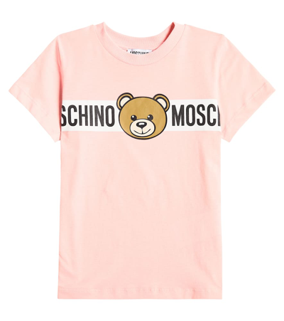 Moschino Set Of 2 Cotton Jersey T-shirts In Pink