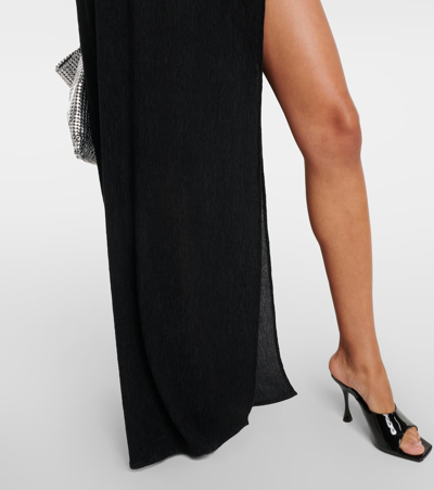 Shop Magda Butrym Embellished Maxi Skirt In Black